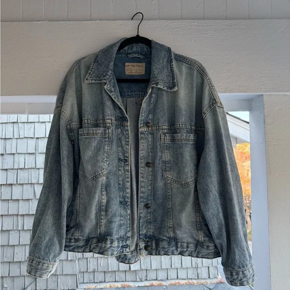 We The Free Opal Swing Denim Jacket - Picture 1 of 8